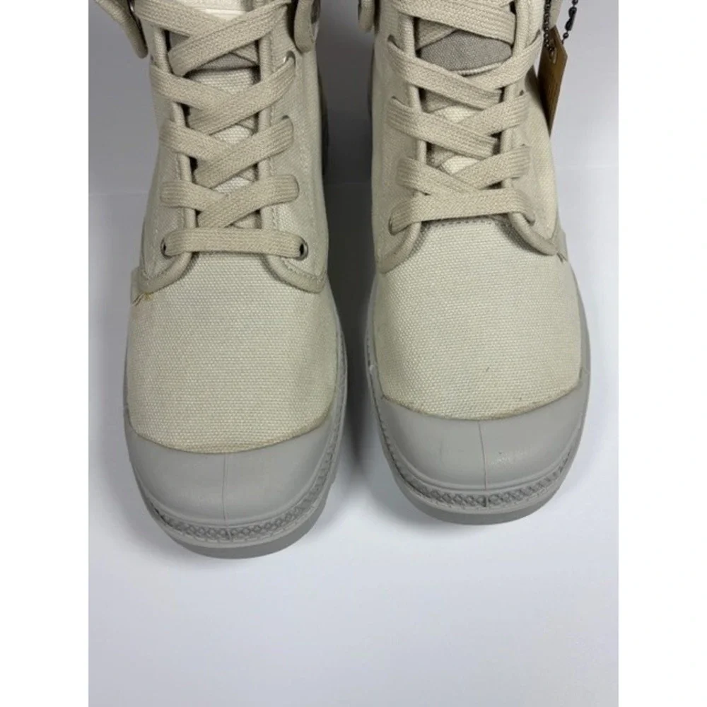 Palladium Baggy Boots Vapor Grey Canvas High Top Fold Down Men's 9 Streetwear